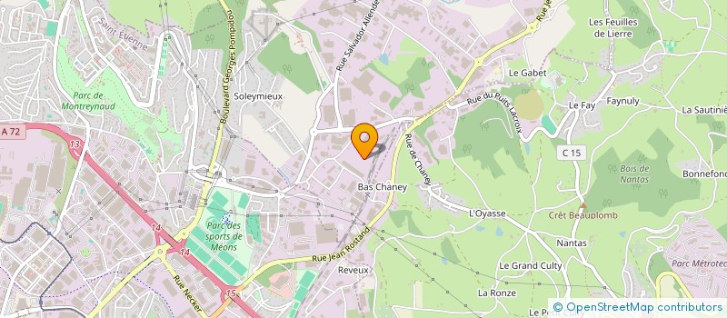 localisation de l'entreprise SERMIC SOC ERUD REAL MANUT IND à LA TALAUDIERE