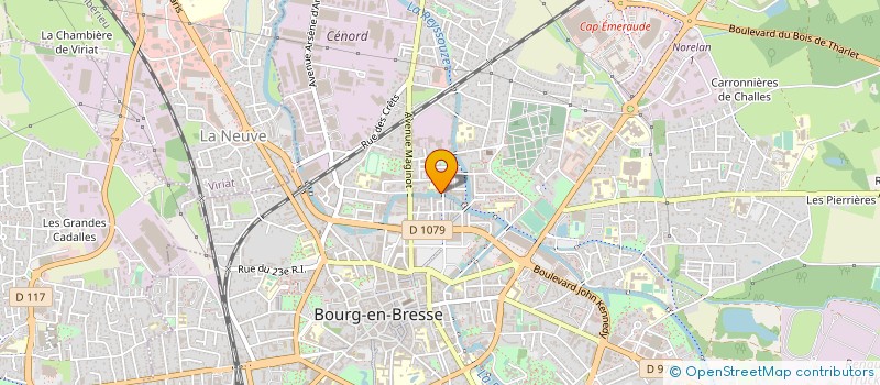 localisation de l'entreprise SERMIER à BOURG-EN-BRESSE