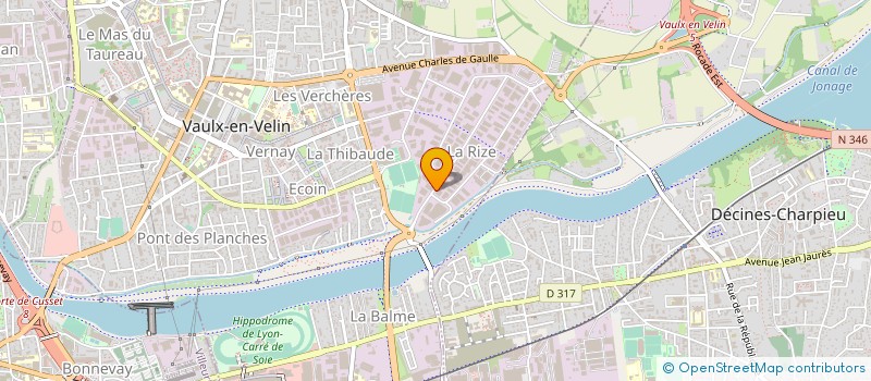 localisation de l'entreprise SERMIS à VAULX-EN-VELIN