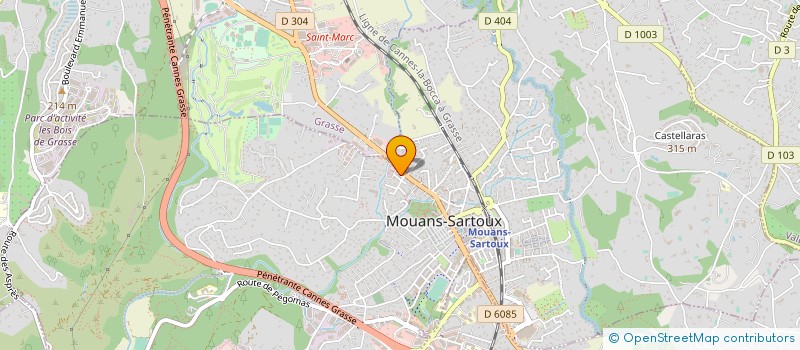 localisation de l'entreprise SERMISONI PLOMBERIE  MOUANS-SARTOUX