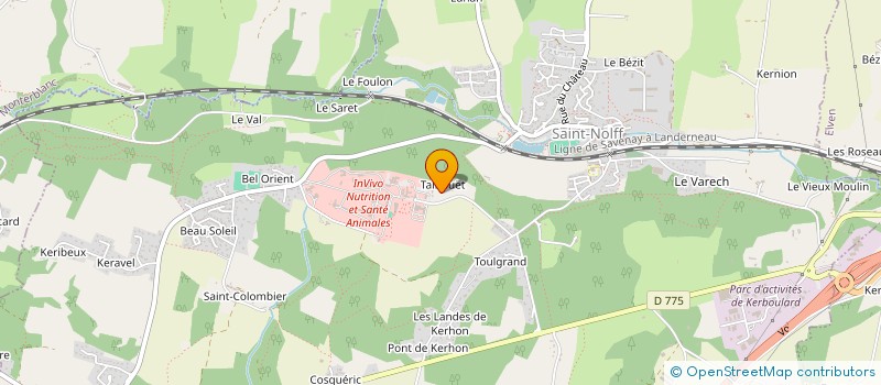 localisation de l'entreprise SERMIX à SAINT-NOLFF