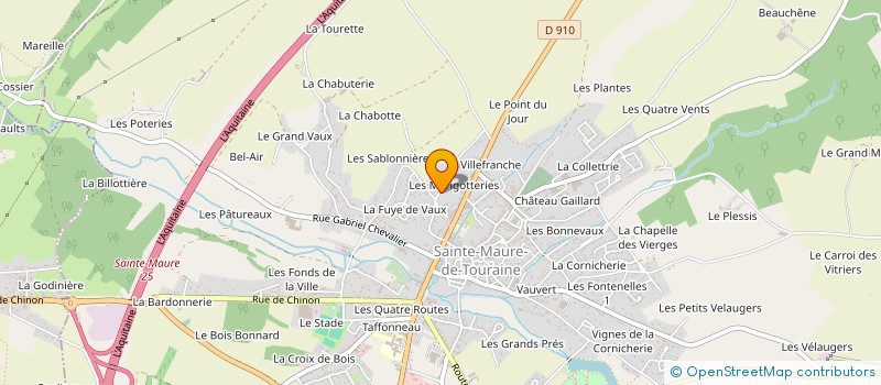 localisation de l'entreprise SERMM à SAINTE-MAURE-DE-TOURAINE