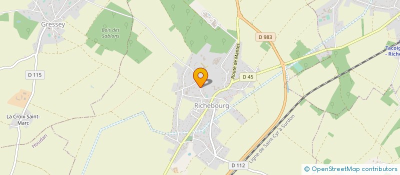localisation de l'entreprise SERMM à HOUDAN