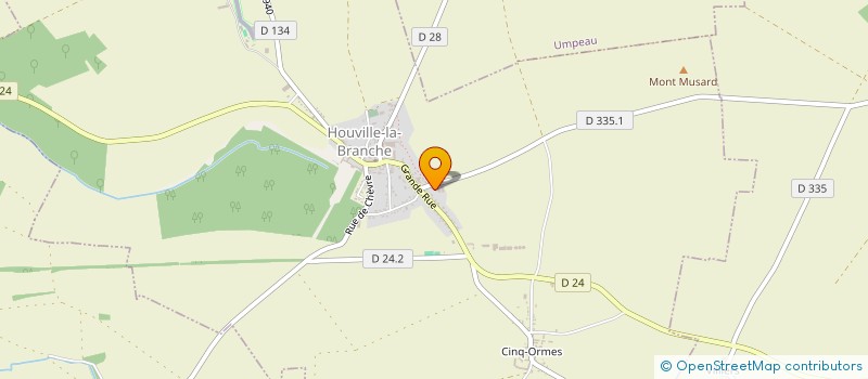 localisation de l'entreprise SERMO MECANIQUE  HOUVILLE-LA-BRANCHE