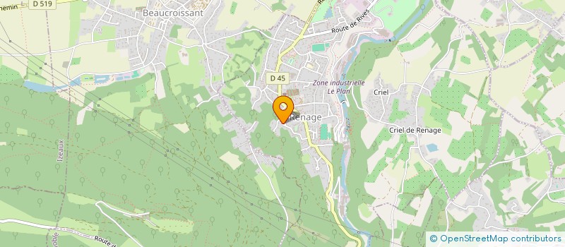 localisation de l'entreprise SERMORENS FORMATION  LA MURETTE