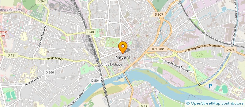 localisation de l'entreprise SERMUT 58 à NEVERS