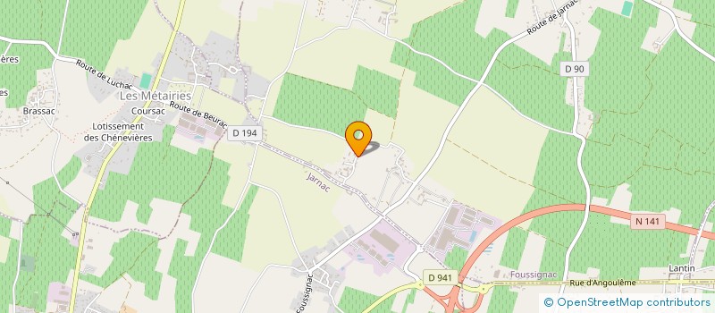 localisation de l'entreprise SERN  LES METAIRIES