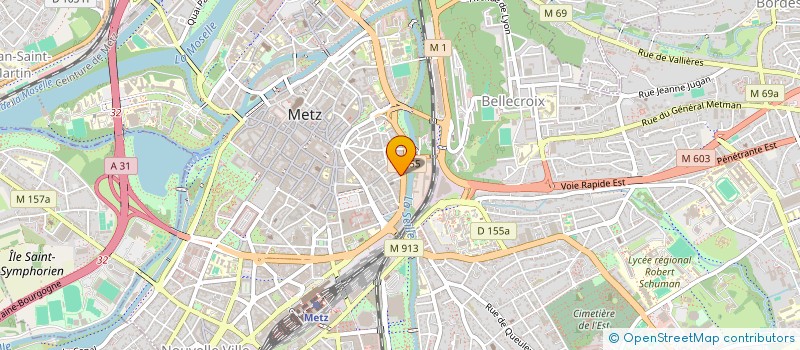 localisation de l'entreprise SERNAP SA à METZ