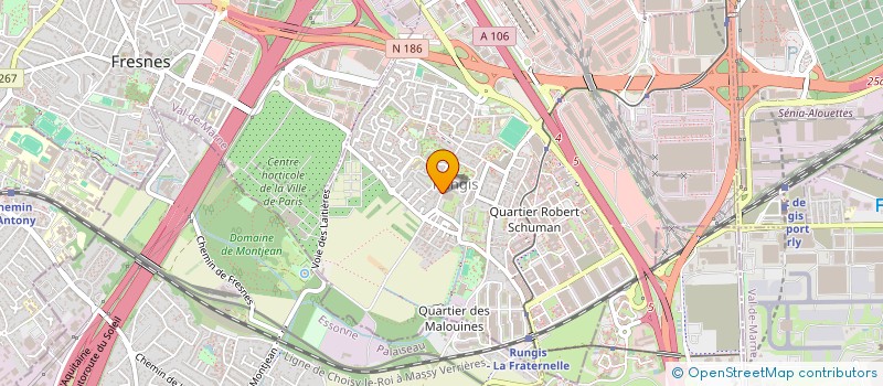 localisation de l'entreprise SERNET  RUNGIS