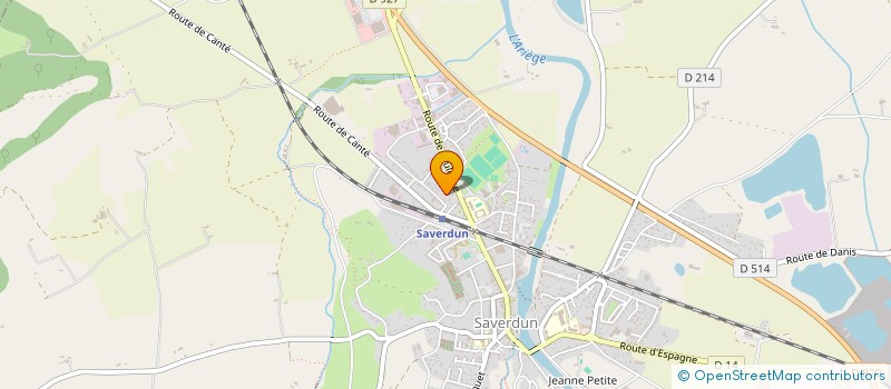 localisation de l'entreprise SERNI INVESTISSEMENTS à SAVERDUN