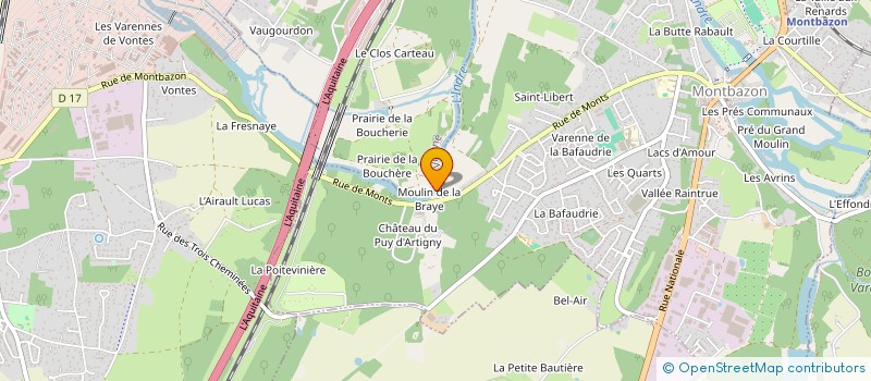 localisation de l'entreprise SERNIC à VEIGNE