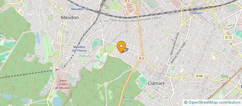 localisation de l'entreprise SERNOVA à CLAMART
