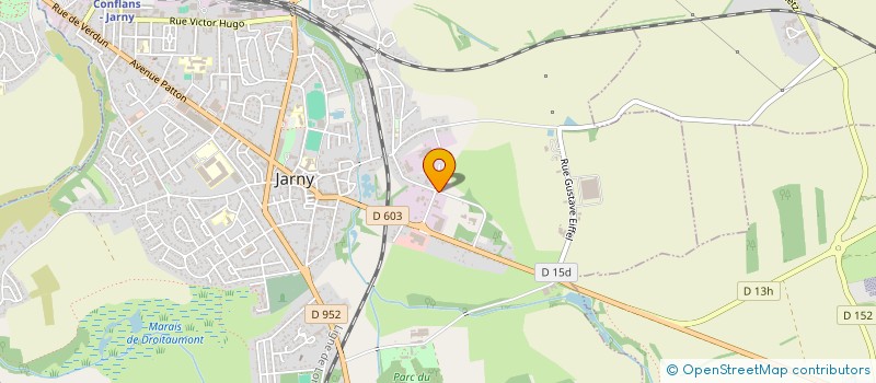 localisation de l'entreprise SERO SOC ETUD REAL OUTILL à JARNY