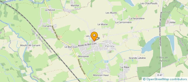 localisation de l'entreprise SEROBA  PERREX