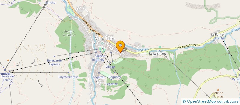 localisation de l'entreprise SEROL à VAL-D ISERE