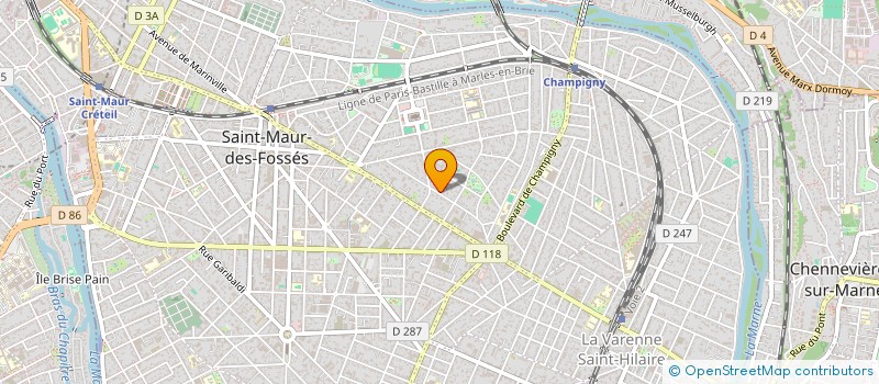 localisation de l'entreprise SEROM INVEST à SAINT-MAUR-DES-FOSSES