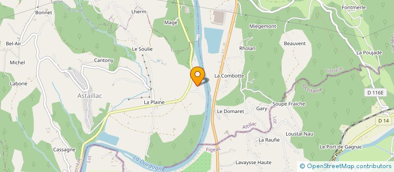 localisation de l'entreprise SEROMA à BEAULIEU-SUR-DORDOGNE