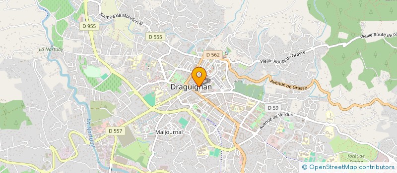 localisation de l'entreprise SEROMA à DRAGUIGNAN