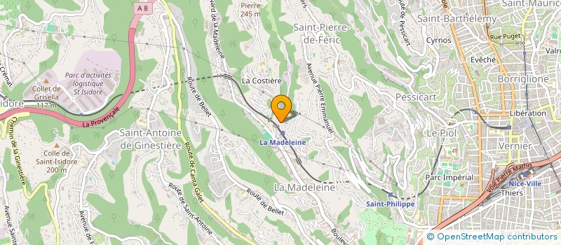 localisation de l'entreprise SERONSTAFF à NICE