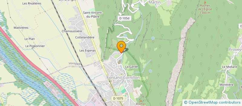 localisation de l'entreprise SEROS  FONTANIL-CORNILLON