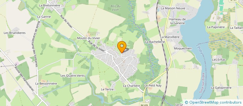 localisation de l'entreprise SEROT ECOLOGUE à LA CHAPELLE-SUR-ERDRE
