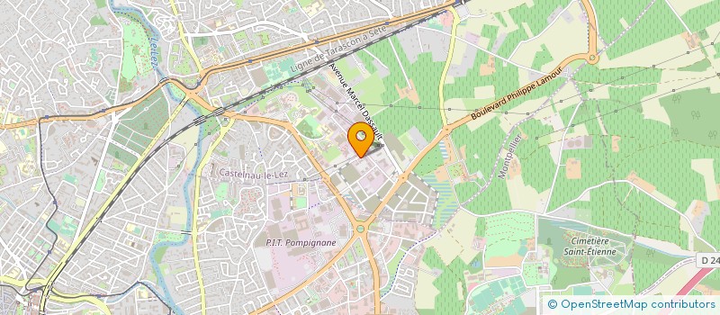 localisation de l'entreprise SEROUX à CASTELNAU-LE-LEZ