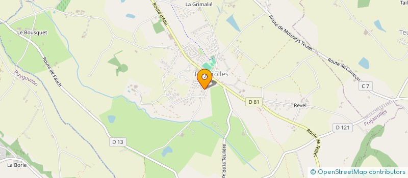 localisation de l'entreprise SEROUX IMMO  FREJAIROLLES