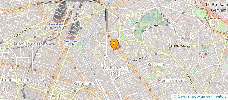 localisation de l'entreprise SERPA à PARIS