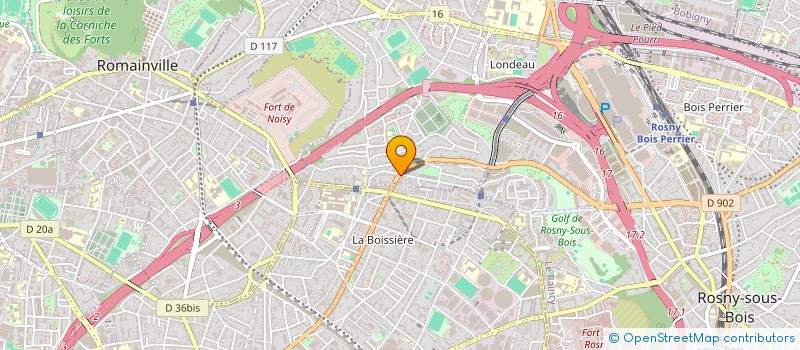 localisation de l'entreprise SERPAS à NOISY-LE-SEC