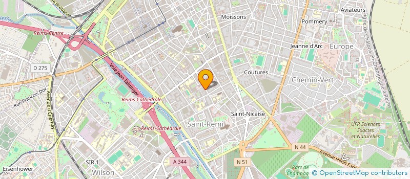 localisation de l'entreprise SERPE MEUNIER  REIMS