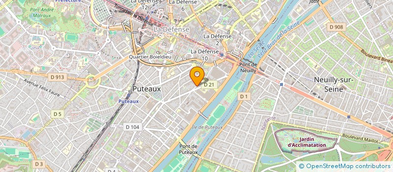 localisation de l'entreprise SERPEO LA DEFENSE  PUTEAUX