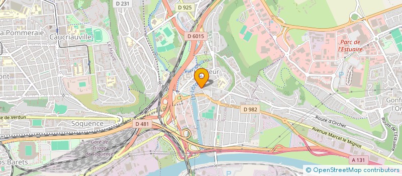 localisation de l'entreprise SERPIDO  HARFLEUR