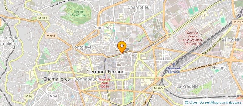 localisation de l'entreprise SERPIN GILBERT ET LUMBROSO P à CLERMONT-FERRAND