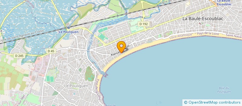 localisation de l'entreprise SERPLA SARL à LA BAULE-ESCOUBLAC