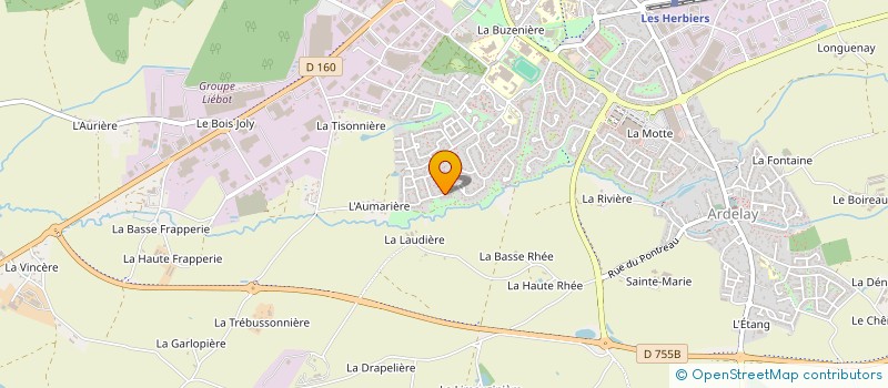 localisation de l'entreprise SERPOLET à LES HERBIERS