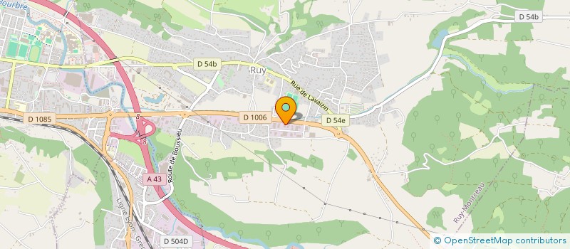 localisation de l'entreprise SERPOLET BIDAUD SAS  RUY-MONTCEAU