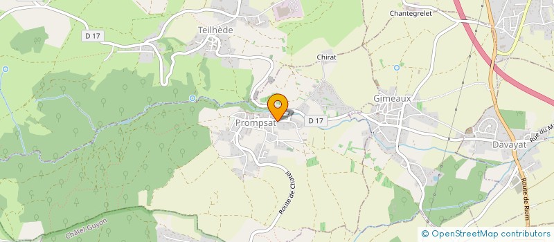 localisation de l'entreprise SERPOULET-DROZ-DESVOYES  PROMPSAT