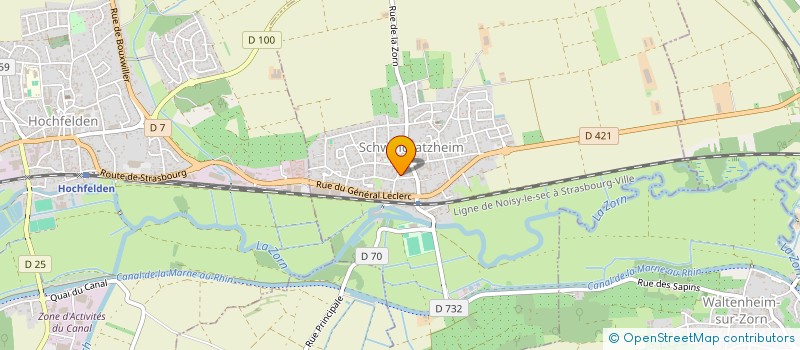 localisation de l'entreprise SERQ DECO S.A.S  WILWISHEIM