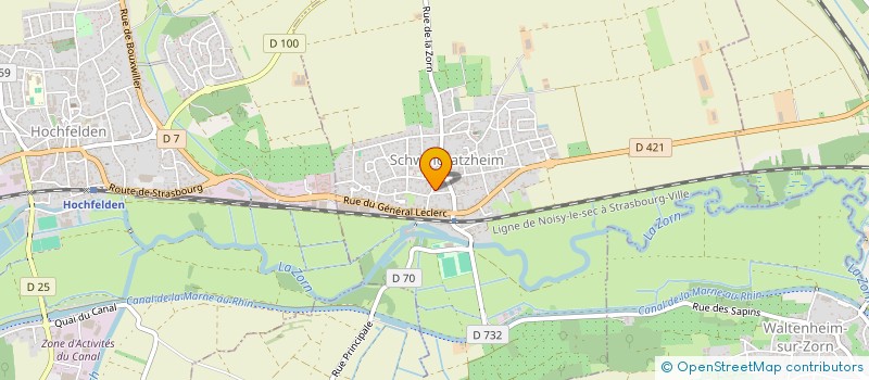 localisation de l'entreprise SERQ EST S.A.S  WILWISHEIM