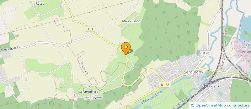 localisation de l'entreprise SERQUIGNY COUVERTURE  SERQUIGNY