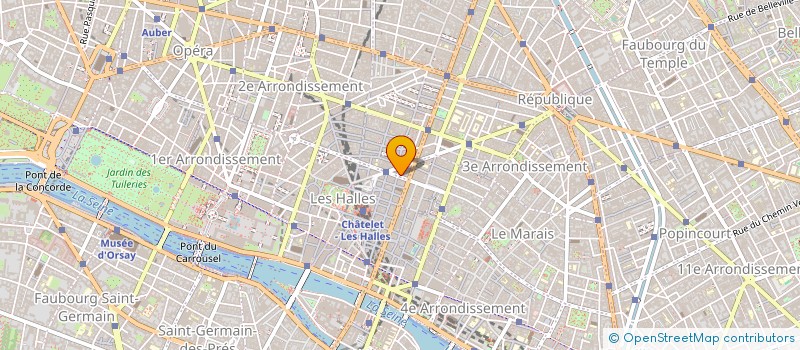 localisation de l'entreprise SERRA  PARIS