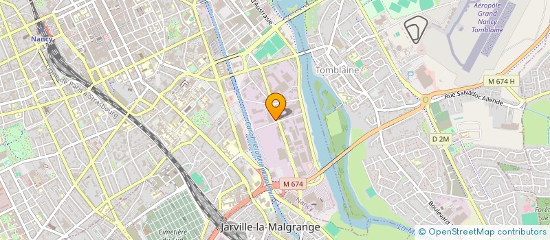 localisation de l'entreprise SERRA  NANCY