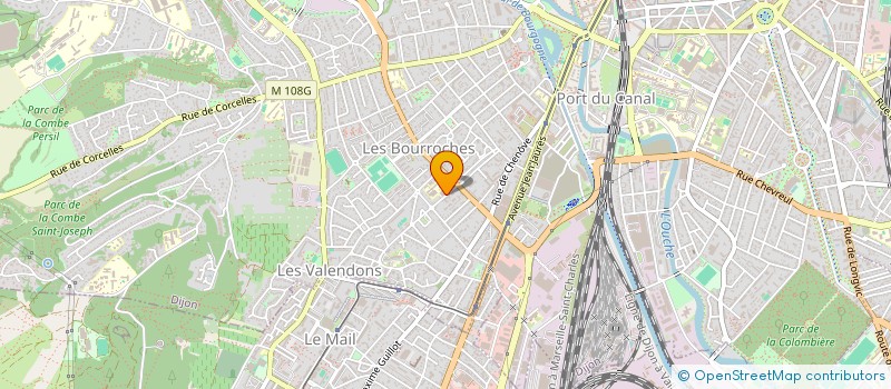 localisation de l'entreprise SERRA à DIJON