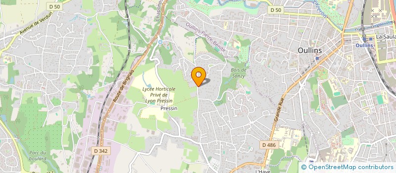 localisation de l'entreprise SERRA DI FERRO  SAINT-GENIS-LAVAL