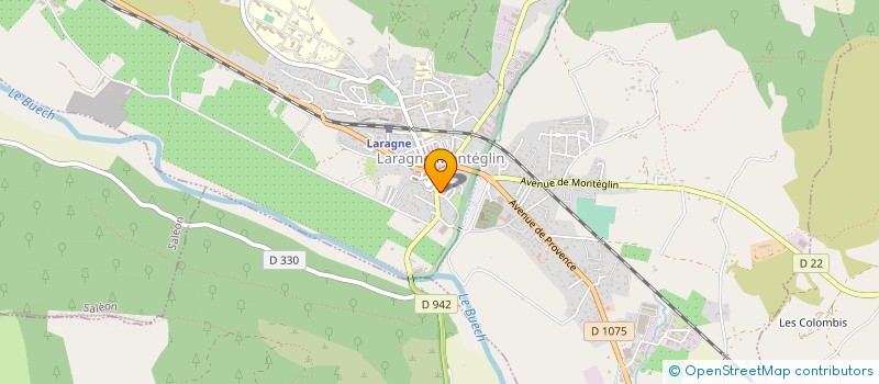 localisation de l'entreprise SERRA GUILLAUME  LARAGNE-MONTEGLIN