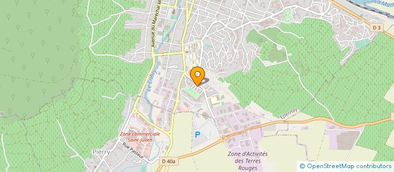 localisation de l'entreprise SERRA LOCATION  EPERNAY