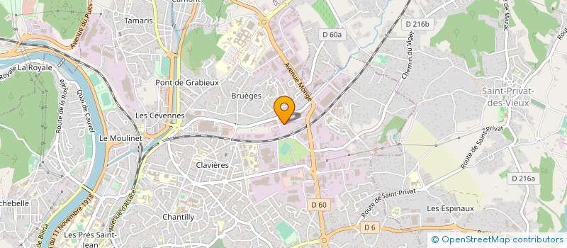 localisation de l'entreprise SERRA-RENVIER-PRADEILLES à ALES