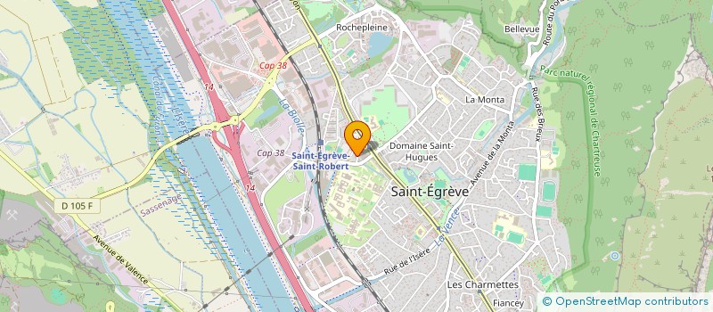 localisation de l'entreprise SERRADIS à SAINT-EGREVE