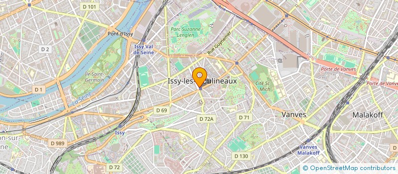localisation de l'entreprise SERRALA FRANCE à ISSY-LES-MOULINEAUX