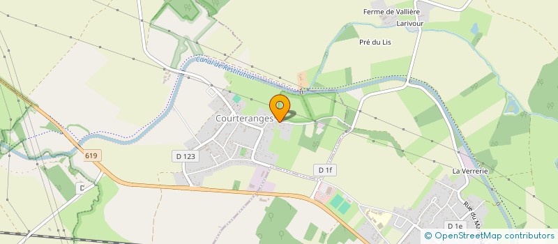 localisation de l'entreprise SERRALUNGA à COURTERANGES